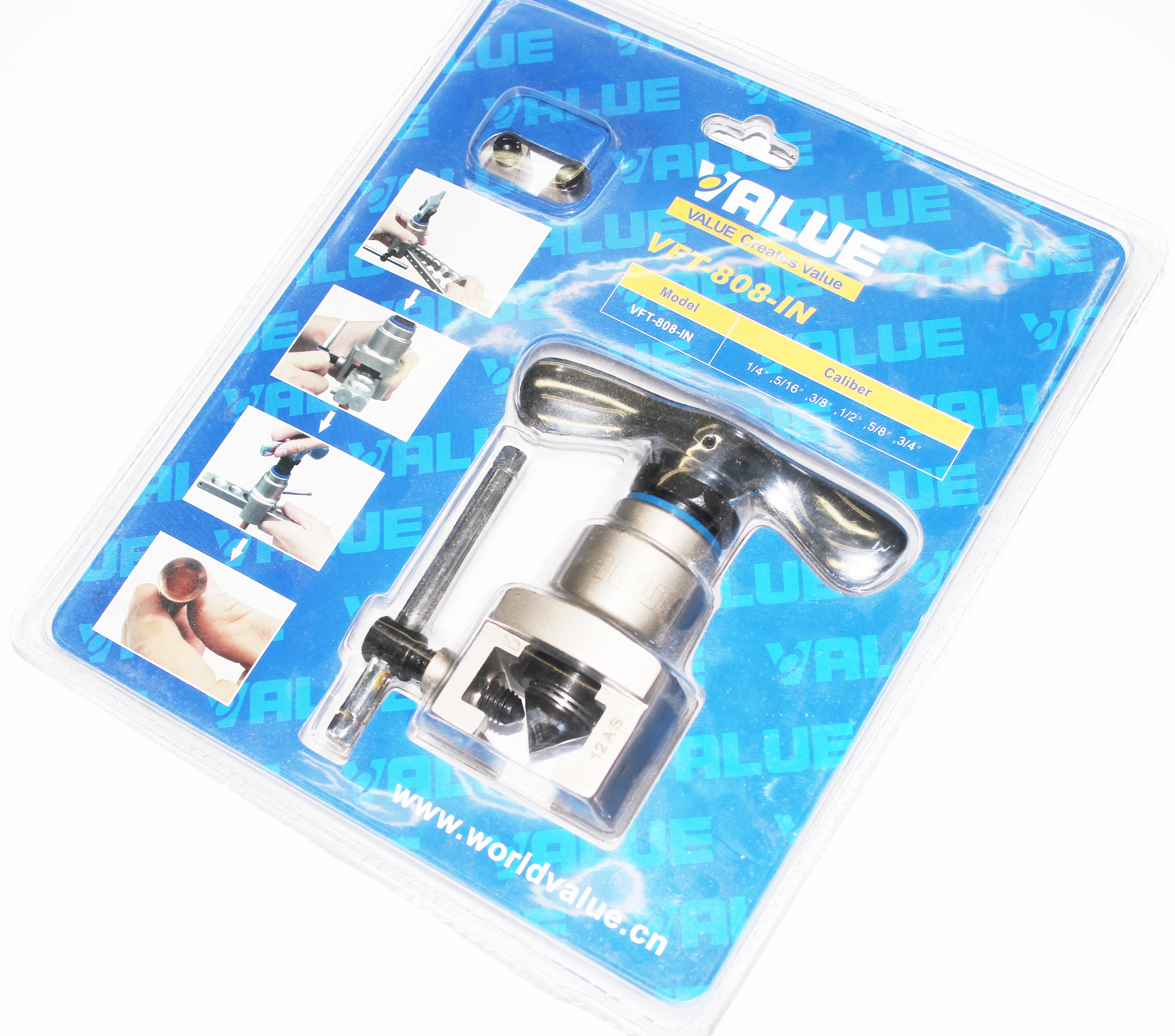 Вальцовка Value 1/4 - 3/4 , 1 плашка VFT-808-I-N