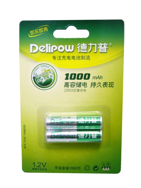 T199 Аккумулятор Delipow R3 AAA(1000 mAh,1.2V) 2шт