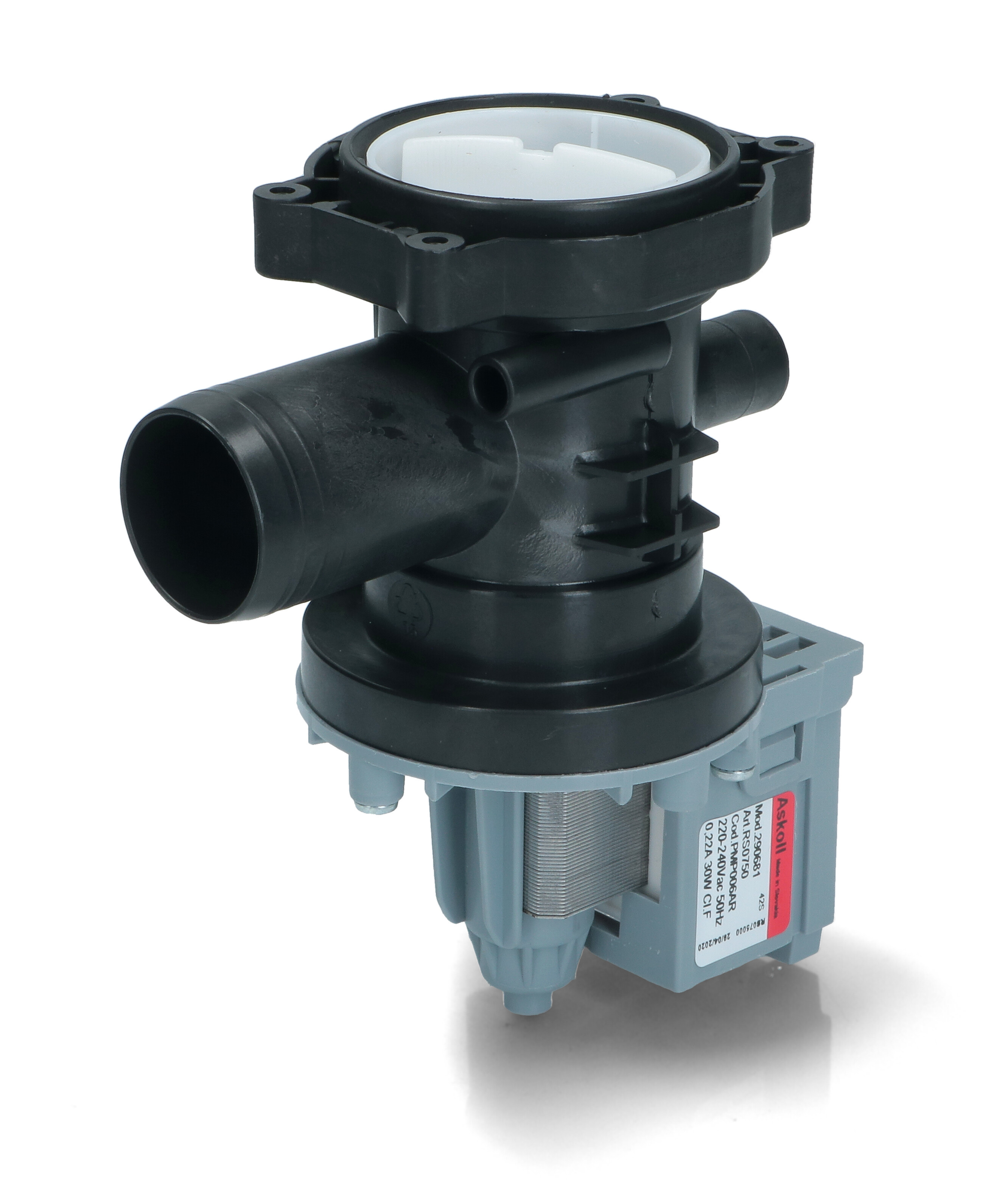 Насос сливной в сборе для стиральных машин Indesit, Ariston L089668, 64950, 85617, 50334, 145315, 119307, 044998